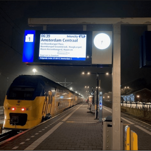 Flyeren stationsomgeving Noord-Holland